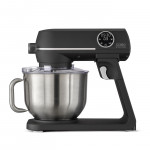 CASO Mixer Matt Black, 1800 Watt, 6 L Stainless Steel Bowl, 10 Speed Levels, Touch Control