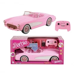 Barbie The Movie Collectible Car, Pink Corvette Convertible Remote Control NIB