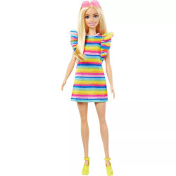 Barbie Fashionistas Doll 197 Rainbow Shift Dress