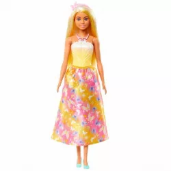 Barbie Princess yellow and pink outfit