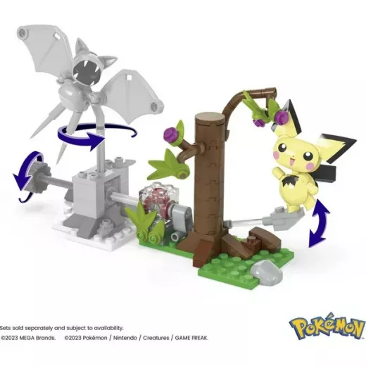 Mega Construx Pokémon Building Set - Pichu's Forest Forage