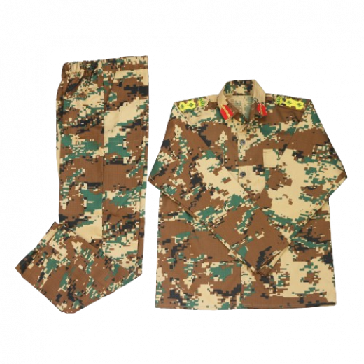 Military Suits For Children Army, Brown Color 11- 12 Y