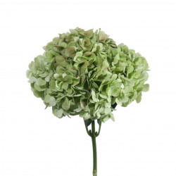 Nova Home "Hydrangea" Artificial Flower Arrangement, Yellow Color, 23 Cm