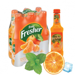 Fresher Natural Sparkling Mandarin 250ml Pack of 6