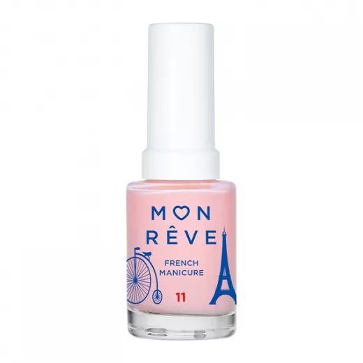 Mon Reve French Manicure Nail Polish for French Manicure 11 Sheer Candy 13ml