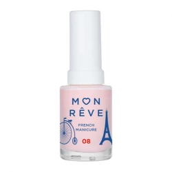 Mon Reve French Manicure Nail Polish for French Manicure 08 Sheer Rose 13ml