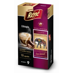 Rene Instant Coffee Capsules Espresso Ethiopia 10 Capsules 50g Poland