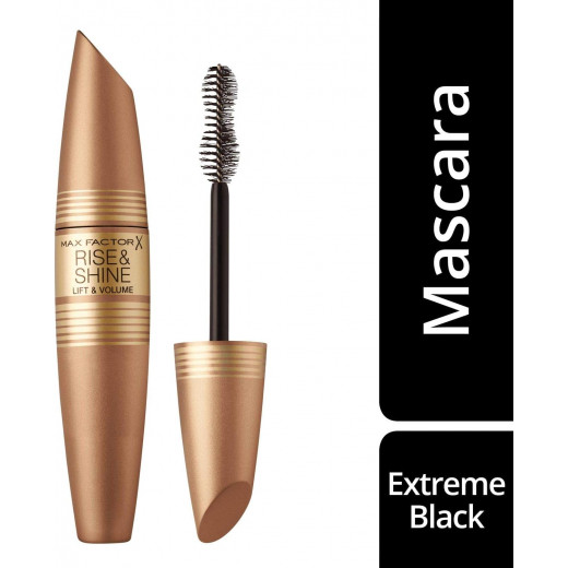 Max Factor Rise & Shine Mascara Extreme Black, 12 ml