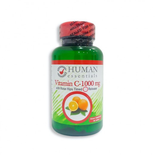 Human Essentials Vitamin C 1000 mg 90 tablets