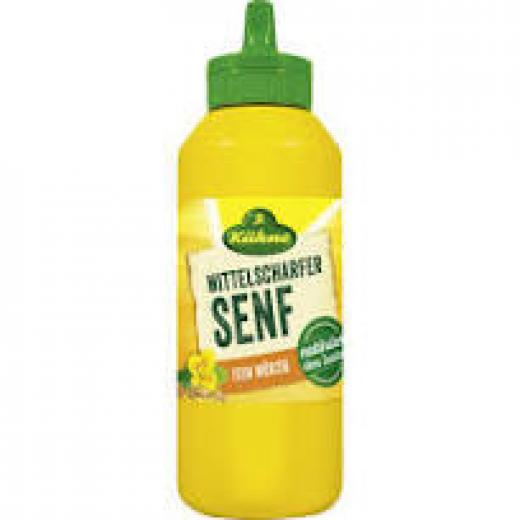 Kühne Mittelscharfer Senf 250ml/ Mild Mustard