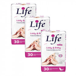 Lady & Baby pads 30 Pads* 3 Packs