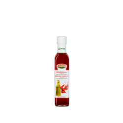 Bonoli Olive essential oil with hot pepper 250ml for cooking and spices bottled