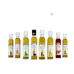 Bonoli Olive essential oil with hot pepper 250ml for cooking and spices bottled