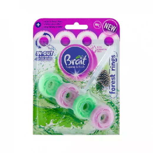 Brait toilet cube Hygiene&Fresh Forest Rings 40g