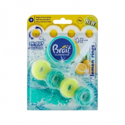 Brait toilet cube Hygiene&Fresh Lemon Rings 40g