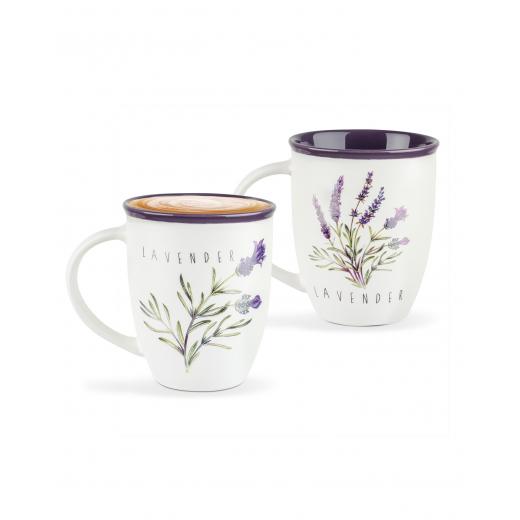 Madame Coco Lavender Jardin Grosse 2-Piece Mug Set