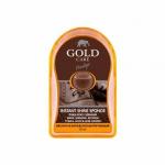 Gold Care coffee shoe polish 6 ml plastic