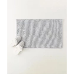 Madame Coco Charles Foot Towel, Gray, 50x80 cm