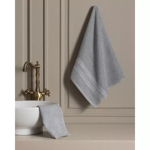 Madame Coco Alice Face Towel - Gray - Luxury Collection