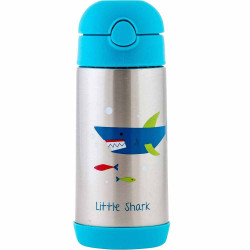 Stephen Joseph Double Wall Stainless Steel Bottle Shark 350ml