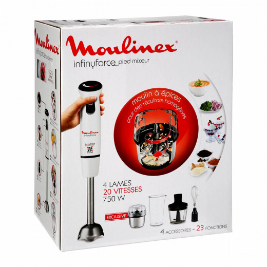 Moulinex Infinyforce Steel Shaft Hand Blender