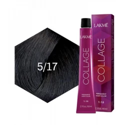 Lakme Collage Blue Ash Light Brown Cream Hair Color 5/17