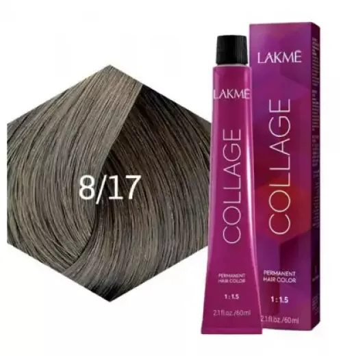 Lakme Collage Blue Ash Light Blonde Cream Hair Color 8/17