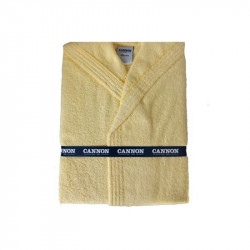 Cannon Plain Unisex Bathrobe (1 Piece), 100% Cotton, L, Yellow