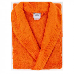 Cannon Plain Unisex Bathrobe (1 Piece), 100% Cotton, L, Orange