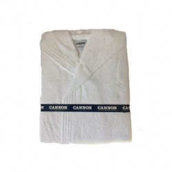 Cannon Plain Bathrobe 100% Cotton, M, White, 1 Piece