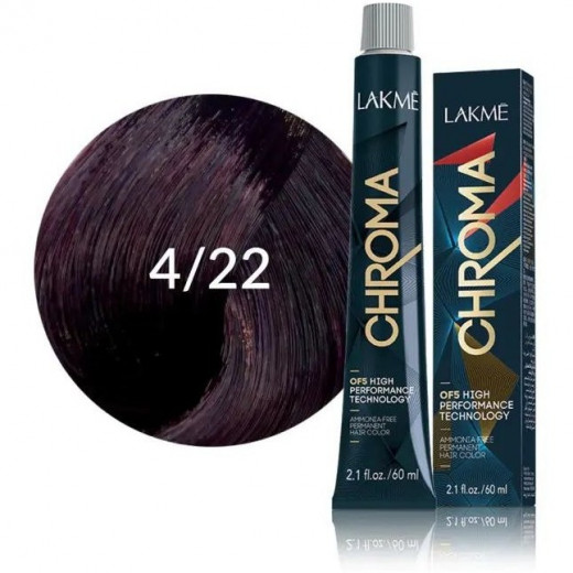 Lakme Chroma tincture without ammonia Medium Chestnut No. 4/22