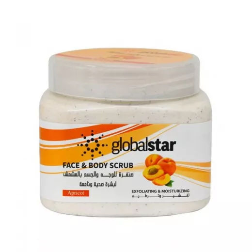 Global Star Apricot Face & Body Scrub 500ml