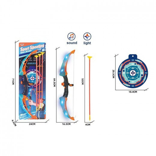 Sport Shooting Arrow Set, Bow Light, Sound, 3 Lines