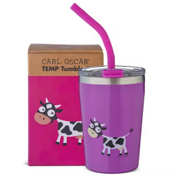 Carl Oscar Thermal Cup, Cow Design, 250 ml.