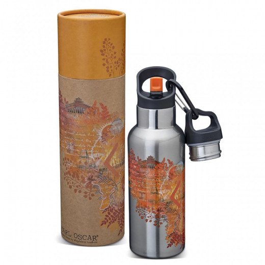 Carl Oscar Wisdom Templasque Thermal Bottle 0.5 L - Orange