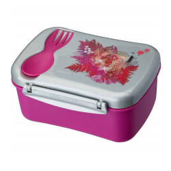 Carl Oscar Runes Wisdom Lunch box with cooling cover -purple