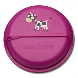 Carl Oscar SnackDISC™, Kids - Purple- Lunch boxes