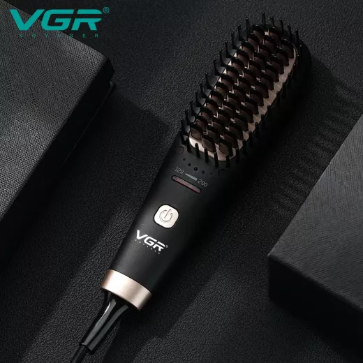 VGR Professional Hair Straightener Comb with Indicator Light