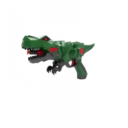 ديناصور T-Rex Launcher مطلق ناعم للسهام مدفع كرة الليزر مع 10 كرات لعبة أطفال.