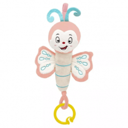 Babyjem Vibrating Baby Butterfly Toy / Rose