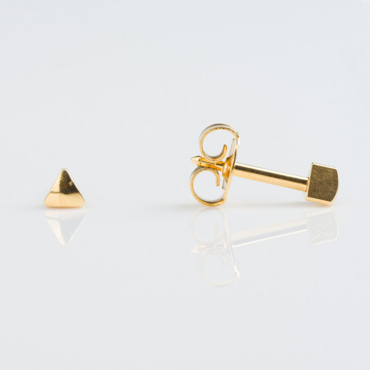 Studex Gold Plated Triangle Ear Piercing Stud