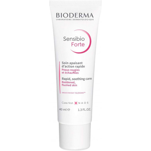 Bioderma Sensibio Forte Cream for Reddened Sensitive Skin, 40 Ml