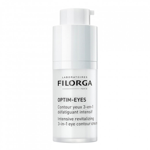 Filorga Optim-Eyes Eye Cream, Revitalizing 3-in-1 Skin Treatment for Rapid Reduction of Dark Circles 15 Ml