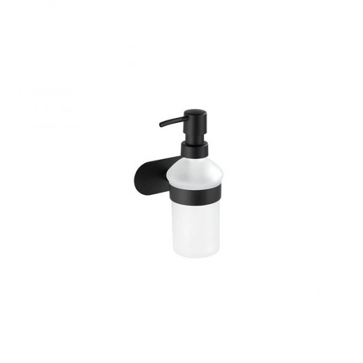 Wenko Liquid Soap Dispenser Turbo-Loc Orea Black Matt