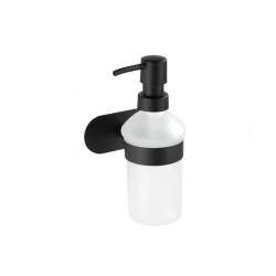 Wenko Liquid Soap Dispenser Turbo-Loc Orea Black Matt