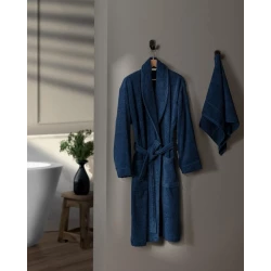 Madame Coco Avril Şalyaka Unisex 100% Cotton Bathrobe Set - Luxury Collection