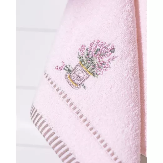 Madame Coco Curtice Embroidered Hand Towel