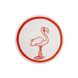 Aratextil Carpet Cotton 140cm Round, Flamingo