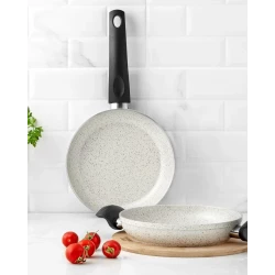 Madame Coco Gordes Granite Look 2 Piece Pan and Dish Set