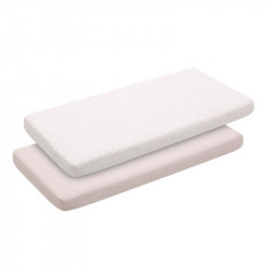 Cambrass 2 Fitted Sheet 60*120 Liberty Pink